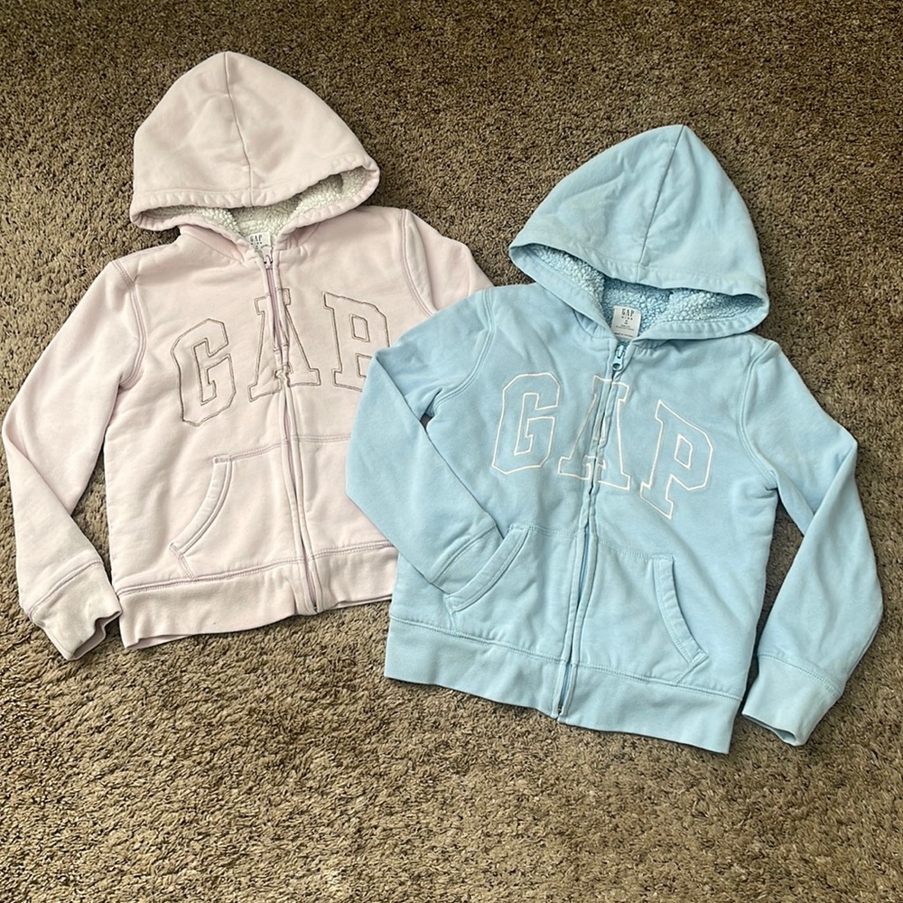 Gap Girl Bundle Warm Hoodies Size 8